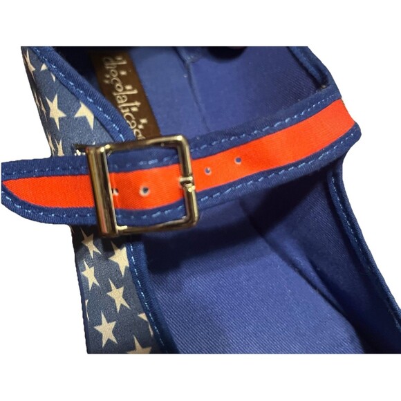 Hot Chocolate Design Chocolaticas Mary Jane Flats USA Patriotic Flag Women's 8 - Picture 12 of 15